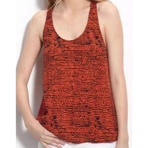 Joie Rhodes Womens Silk Scoop Neck Pullover Racerback Tank Top Size XS.        P